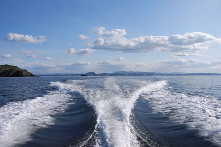 Leaving Inchkeithの写真素材