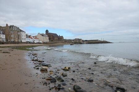 Beach at Kinghornの写真素材