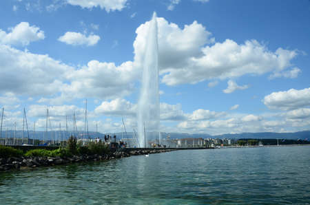 Jet D'eau Viewの写真素材