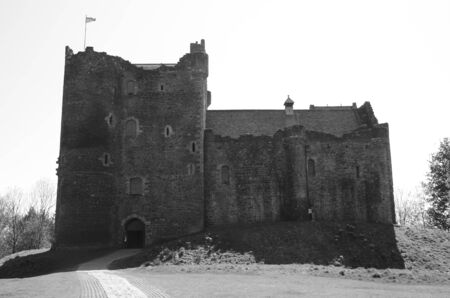 Front of Doune Castleのeditorial素材