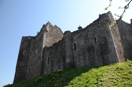 View of Doune Castleのeditorial素材