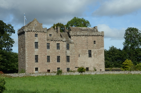 Exterior of Huntingtower Castleのeditorial素材