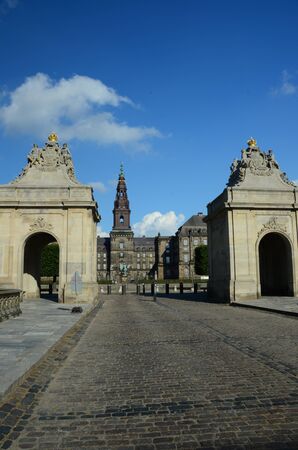 View of Christiansborg Palaceのeditorial素材