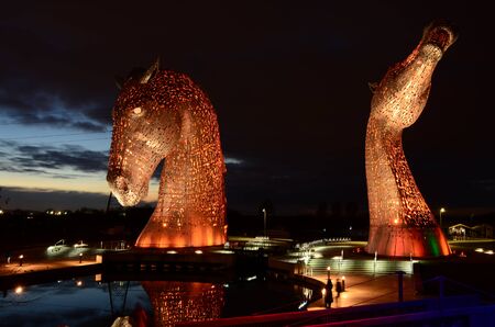 Kelpies Orange Pairのeditorial素材