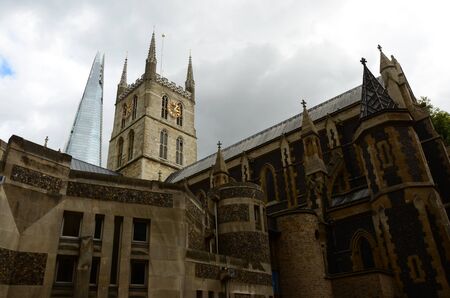 Church Tower and Shardのeditorial素材