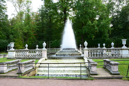 Garden Pyramid Fountainの写真素材