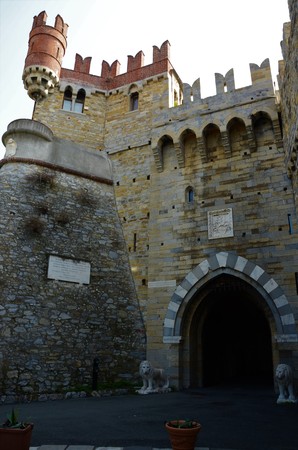 Genoa Castle Wall and Rampartsのeditorial素材