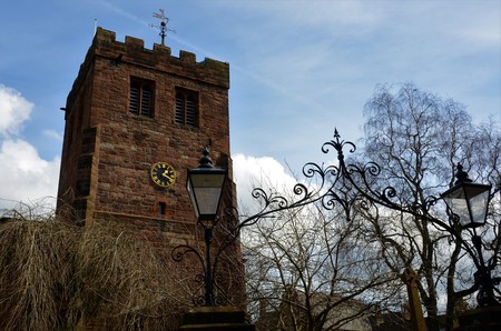 Church Tower in Penrithの写真素材