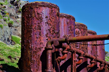 Rusting Machinery Partsの写真素材