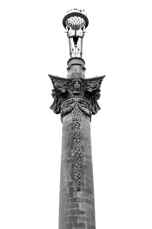 A stone monument in the Castle Howard area of North Yorkshireの写真素材