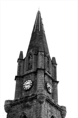 An exterior view of the church buildings in the city of Perth, Scotlandの写真素材