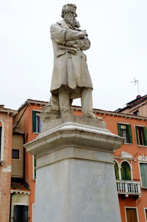 An exterior view of the architecture and landmarks of the Italian city of Venice.のeditorial素材