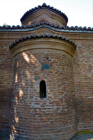 An exterior view of the medieval Boyana Bulgarian Orthodox church on the outskirts of Sofia.
