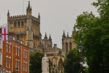 An external view of some of the architectural details of the Cathedral church buildings in the city...