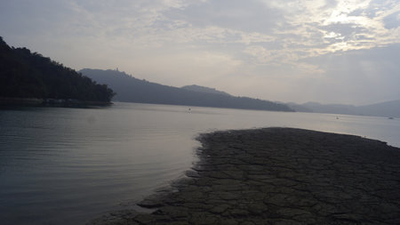 landscape of lake in the morning, Khao Yai National Park, Thailandの写真素材