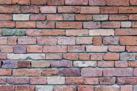 Pattern composed by a series of bricksの写真素材
