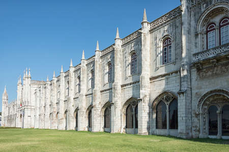 Lisbon, Portugal - 17th July 2016: The Jeronimos Monastery or Hieronymites Monasteryのeditorial素材