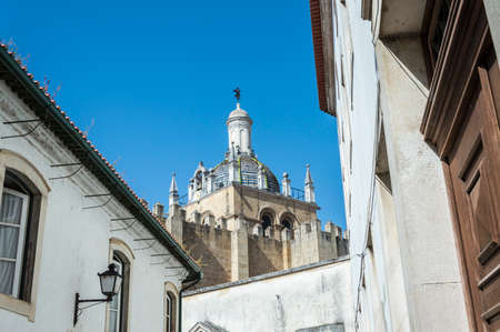 Detail of City of Coimbra among the streets, Portugal.の写真素材