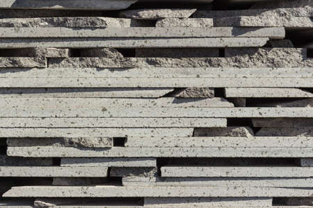 Wall of bricks in Vulcanic Stone, useful for background.の写真素材