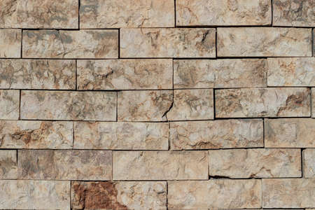 Detailed ancient red brick wall background photo texture.