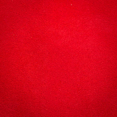Rustic canvas fabric texture in red color. Square shapeの写真素材