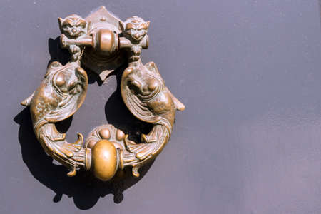 Close up of old door in Sicily, Italy.の写真素材