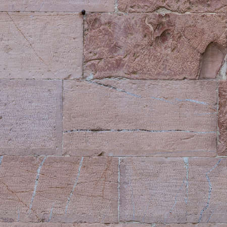 Abstract Stone Wall Background Image. Great for background use. Pink colorの写真素材