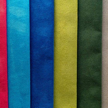 Background canvas fabric velvet in various colorful.