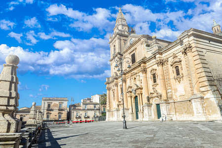 Majestic and particular church of the Sicilian Baroqueの写真素材
