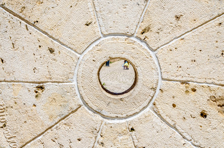 Abstract Stone Wall Background Image. Great for background use.の写真素材
