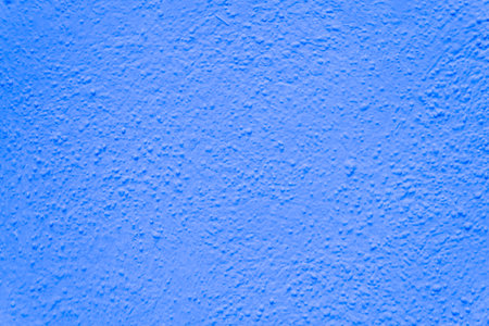 blue wall background and texture with blank copyspace for text or advertising.の写真素材