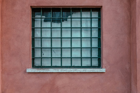 Doors and windows of ancient Italian housesの写真素材