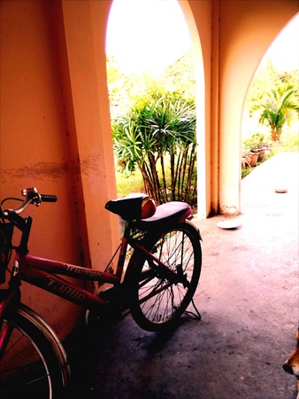 My bicycle in the garageの素材