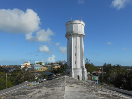 View of the city of Nassau Bahamasの写真素材