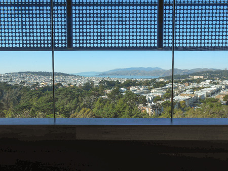 View of the city of San Francisco in California USA