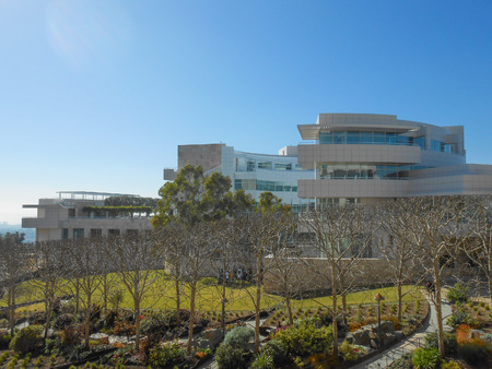 LOS ANGELES, USA - JANUARY 30, 2013: The Getty Center museum in Los Angeles California USA was designed by architect Richard Meier in 1997のeditorial素材
