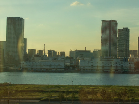 TOKYO, JAPAN - AUGUST 24, 2012: View of the city of Tokyo in Japanのeditorial素材