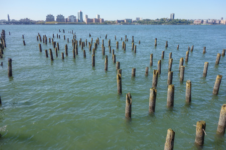 NEW YORK, USA - SEPTEMBER 23, 2014: View of the city of New York USAのeditorial素材