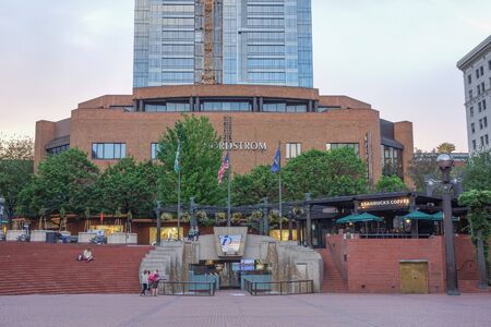 PORTLAND, USA - MAY 19, 2015: Nordstrom department storeのeditorial素材