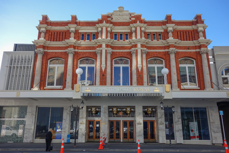 CHRISTCHURCH, NEW ZEALAND - JUNE 10, 2015: View of the city centreのeditorial素材
