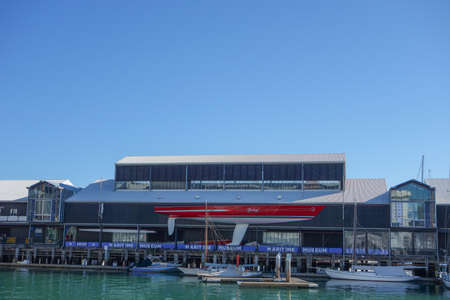 AUCKLAND, NEW ZEALAND - JUNE 08, 2015: Maritime Museumのeditorial素材