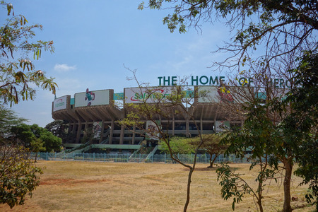 NAIROBI, KENYA - CIRCA OCTOBER 2016: Kasarani Safaricom Stadiumのeditorial素材