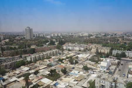 View of the city of Beer Sheva, Israelのeditorial素材