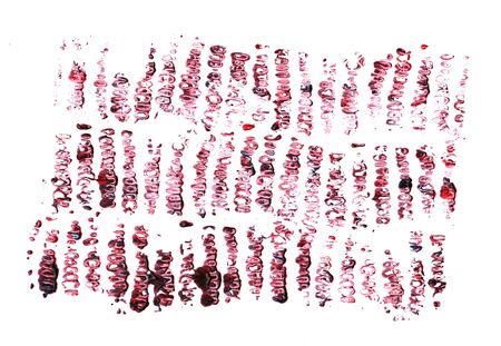 Hand drawn abstract make up paint brush strokes. Watercolor set collection
