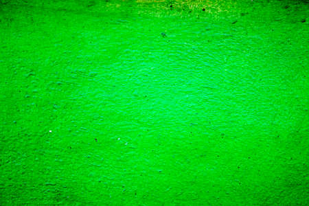 green cement wall texture background, vignette cornerの写真素材