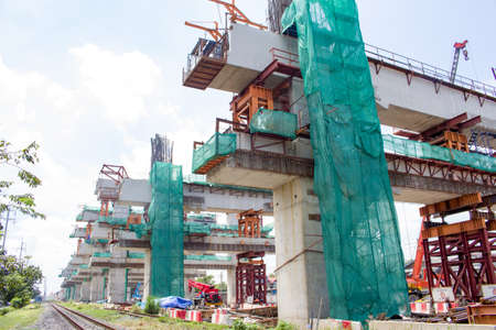 highway road is under constructionの写真素材