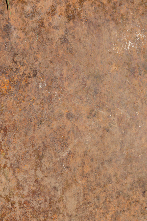 Painted rusty metal sheet