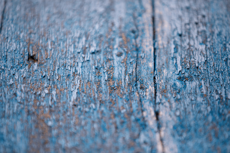 Blue wood background texture boardの写真素材