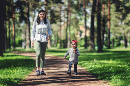 Happy mother and sonの写真素材