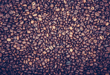 Roasted coffee beans. Coffee background. Coffee beans background. Coffee beans textureの写真素材